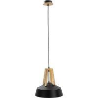 Netlighting Trix Dome Pendant Ceiling Light Black Gold 34cm 1x E27