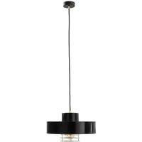 Netlighting Bossi Dome Pendant Ceiling Light Gold Black 30cm 1x E27