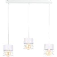 Netlighting Atollo Bar Pendant Ceiling Light White 60cm 3x E27