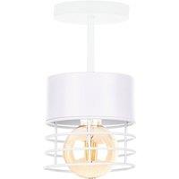 Netlighting Atollo Cylindrical Ceiling Light White 12cm 1x E27