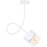 Netlighting Atollo Slim Pendant Ceiling Light White 25cm 1x E27
