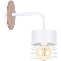 Netlighting Casa Wall Lamp White Wood 12cm 1x E27