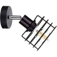 Netlighting Viva Adjustable Wall Lamp Black 12cm 1x E27