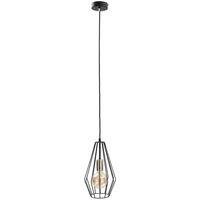Netlighting Lex Wire Frame Pendant Ceiling Light Gold 19cm 1x E27