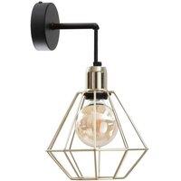 Netlighting Como Wall Lamp Gold 20cm 1x E27