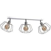 Netlighting Luna Ceiling Spotlight Bar Silver 63cm 1x E27