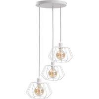 Netlighting Luna Cluster Pendant Ceiling Light White 32cm 3x E27