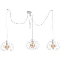 Netlighting Luna Cluster Pendant Ceiling Light White 3x E27