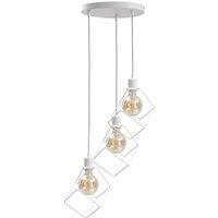Netlighting Ruben Cluster Pendant Ceiling Light White 32cm 3x E27