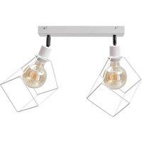 Netlighting Ruben Twin Ceiling Spotlight White 53cm 2x E27