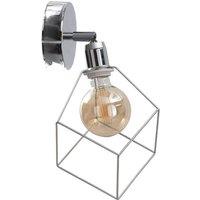 Netlighting Ruben Wall Lamp Silver 22cm 1x E27
