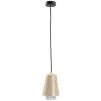 Netlighting Molly Dome Pendant Ceiling Light Crystal Gold 17cm 1x E27