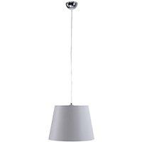 Netlighting Luca Dome Pendant Ceiling Light Grey 38cm 1x E27