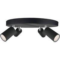 Netlighting Eye Ceiling Spotlight Clusters Black 30cm 4x GU10