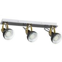 Netlighting Pixi Ceiling Spotlight Bar Black 43cm 3x GU10