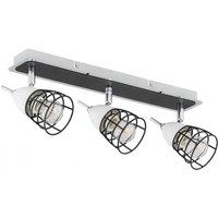 Netlighting Sky Ceiling Spotlight Bar White Black 43cm 3x E14