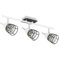 Netlighting Sky Ceiling Spotlight Bar White Black 50cm 3x E14