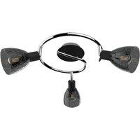 Netlighting Fog Ceiling Spotlight Clusters Black 29cm 3x E14