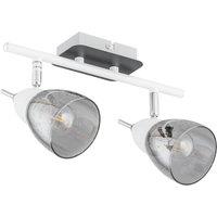 Netlighting Sky Twin Ceiling Spotlight White 30cm 2x E14