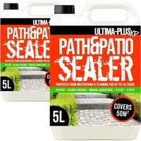 ProKleen Patio Sealant for Indian Sandstone Concrete Paths Patios in White | Size: 2 Pack