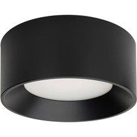 Netlighting Sirius Modern Cylindrical Ceiling Light LED 3000K + 4000K in Black