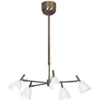 Netlighting Orlando Multi Arm Pendant Ceiling Light Bronze