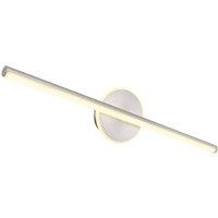 Netlighting Pepe Bathroom Over Mirror Light Nickel Matt IP44 LED 4000K in Grey