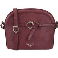 Dents Women's Sloane Leather Cross Body Bag in Red