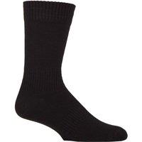 SOCKSHOP Men's Mens 1 Pair Waterproof Boot Socks in Black | Size: 12-14