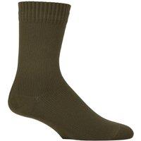 SOCKSHOP Men's Mens 1 Pair Waterproof Boot Socks in Green | Size: 6-8.5