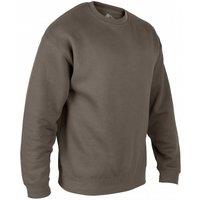 Himalayan Men's Premium Cotton Crew Neck Sweatshirts in Grey | Size: Small