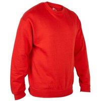 Himalayan Men's Premium Cotton Crew Neck Sweatshirts in Red | Size: XS
