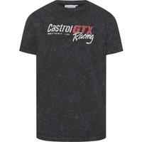 BadRhino Men's 'Castrol' Graphic T-Shirt in Black | Size: 3XL