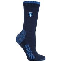 SOCKSHOP Blue Guard Women's 1 Pair Anti-Abrasion Durability Socks in Navy | Size: 4-8