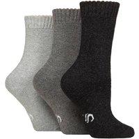 SOCKSHOP Women's 3 Pair Wool Blend Thermal Socks | Size: 4-8