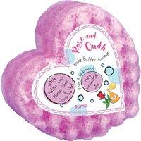 Bomb Cosmetics Women's Body Buffer Soap Shower Sponge Rose & Oudh in Pink