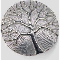 My Posh Shop Women's Tree Of Life Magnetic Brooch in Metallic Silver