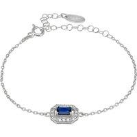 Latelita Women's Whistledown Gemstone Bracelet Sapphire Silver in Blue
