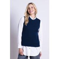 Nomads Clothing Women's Knitted Vest in Navy | Size: Medium