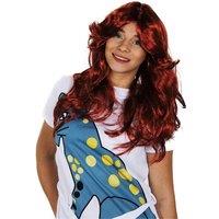 I Love Fancy Dress Women's 70s Flick Wig - Auburn in Red | Size: 12 Pack