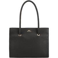 Paul Costelloe Women's 'Reims' 100% Real Leather Shoulder Bag in Jet Black