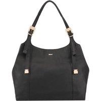 Paul Costelloe Women's 'Tallinn' 100% Real Leather Shoulder Bag in Jet Black