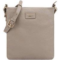 Paul Costelloe Women's 'Laterale' 100% Real Leather Cross Body Bag in Light Brown