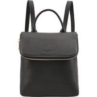 Paul Costelloe Women's 'Nanay' 100% Real Leather Rucksack in Jet Black
