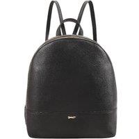 Paul Costelloe Women's 'Hera' 100% Real Leather Rucksack in Jet Black