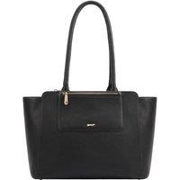 Paul Costelloe Women's 'Ishim' 100% Real Leather Shoulder Bag in Jet Black