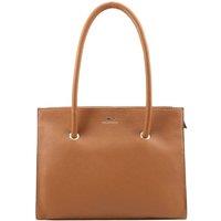 Paul Costelloe Women's 'Reims' 100% Real Leather Shoulder Bag in Brown