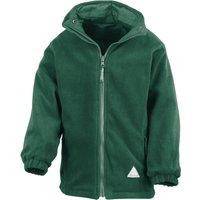 Result Reversible Storm Stuff Anti Pilling Fleece Waterproof Jacket in Bottle Green | Size: 2-3 Years