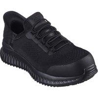 Skechers Men's Tilido Fletchit CT Safety Trainers in Black | Size: 9