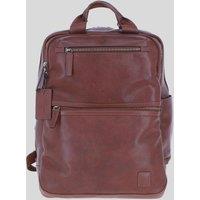Ashwood Leather Men's 'Jordan' Real Leather Backpack in Light Brown